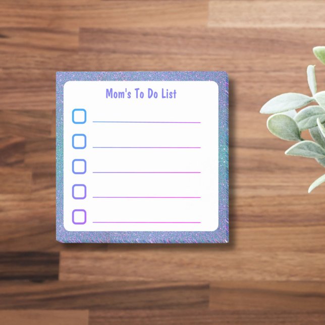 Post-it® Liste des tâches (To do list sticky notes for mom.)