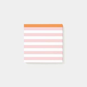 Post-it® Liste des tâches de bande rose orange Planificat