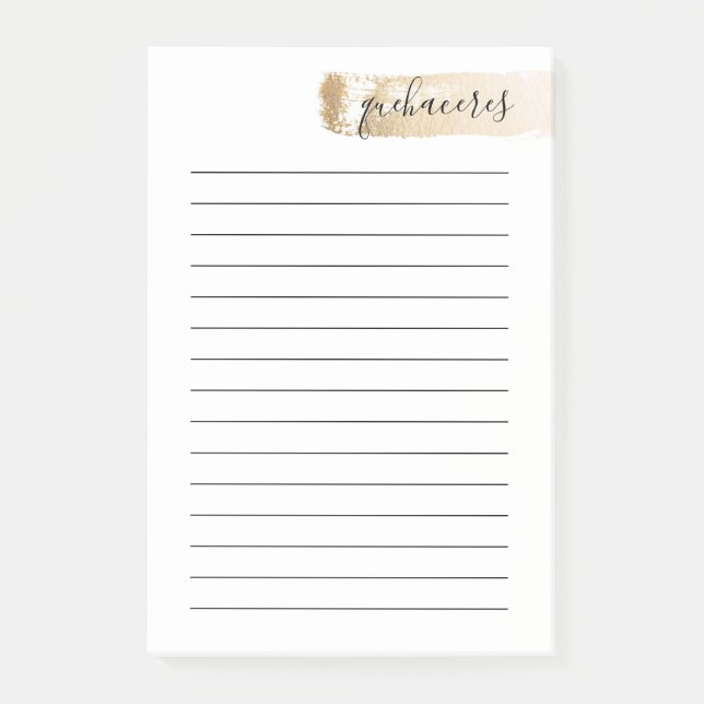 Post-it® Liste des tâches de la langue espagnole (Devant)