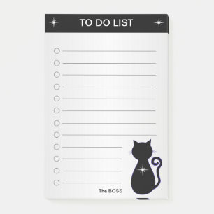 Post-it® Liste élégante de choses à faire & silhouette de c