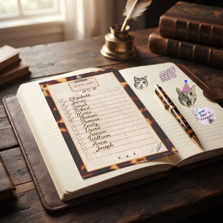 Post-it® Liste personnalisable à carreaux ambre doré