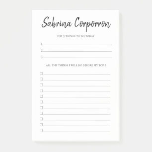 Post-it® Liste Personnalisée À Faire