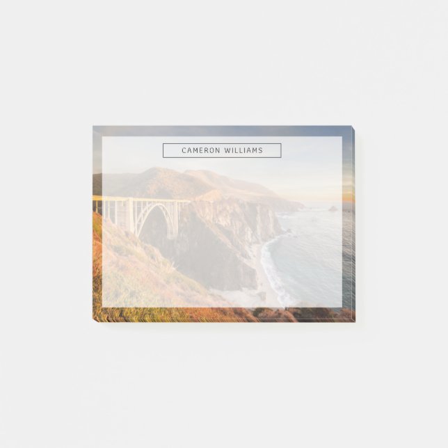 Post-it® Littoral | Bixby Bridge, Big Sur Californie (Devant)