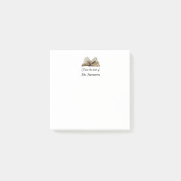 Post-it® Livre à partir du bureau de l'enseignant