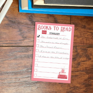 Post-it® Livres rouges à lire Liste Post-It Notes
