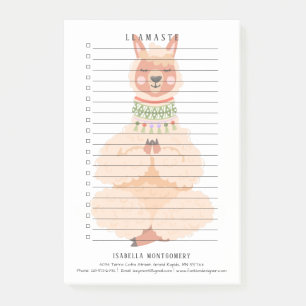 Post-it® Llamaste   Fun personnalisé de lama