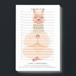 Post-it® Llamaste | Funny Llama Personnalisé<br><div class="desc">Ces blocs-notes sont parfaits pour, toutes sortes de listes de choses à faire. Personnalisez un ensemble de superbes Post Il note pour vous-même ou comme un cadeau. Ces magnifiques petites beautés sont parfaites pour les rappels et les messages et, lorsqu'elles sont personnalisées, ont obtenu un placement prioritaire à la maison...</div>