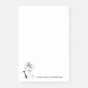 Post-it® "L'oeuvre d'un Diva n'est jamais faite !"