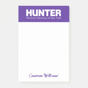 Post-it® Logo académique de Hunter College CUNY