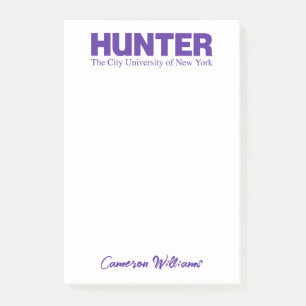Post-it® Logo académique de Hunter College CUNY