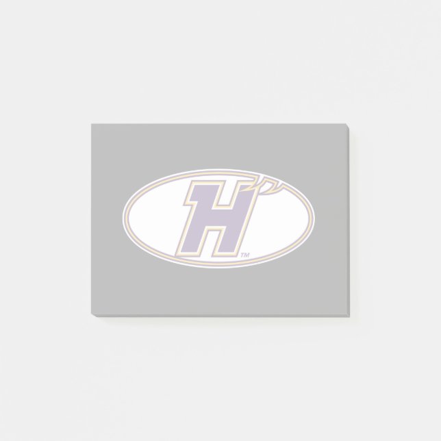 Post-it® Logo Athlétique des Hawks de Hunter College (Devant)