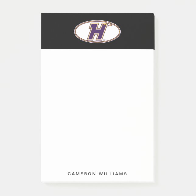 Post-it® Logo Athlétique des Hawks de Hunter College (Devant)