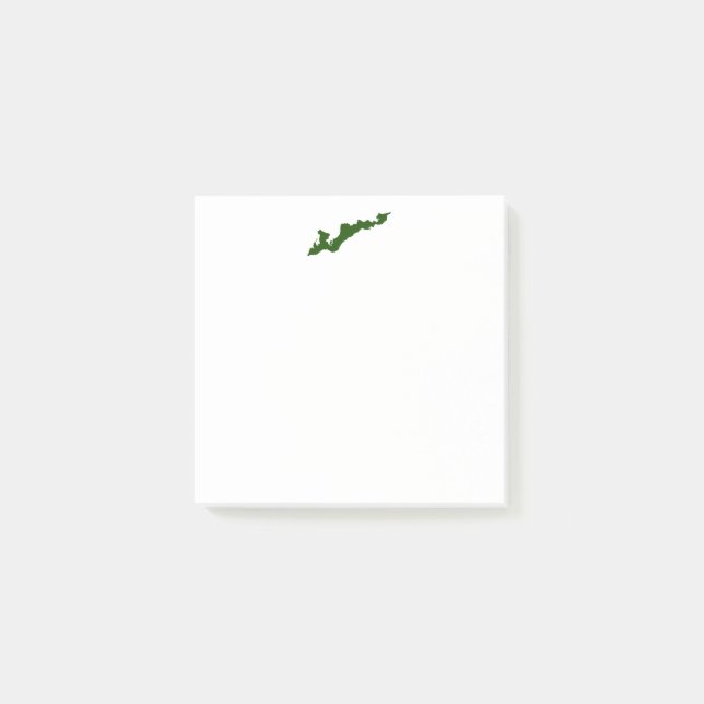 Post-it® Logo de Fishers Island Post-its - Vert (Devant)
