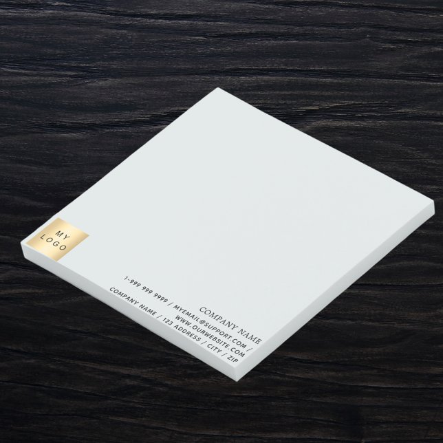 Post-it® Logo de l'entreprise gris clair (Créateur téléchargé)