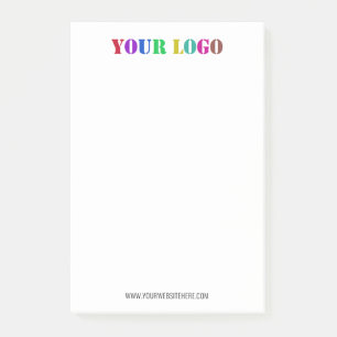 Post-it® Logo de l'entreprise personnalisée et notes commer