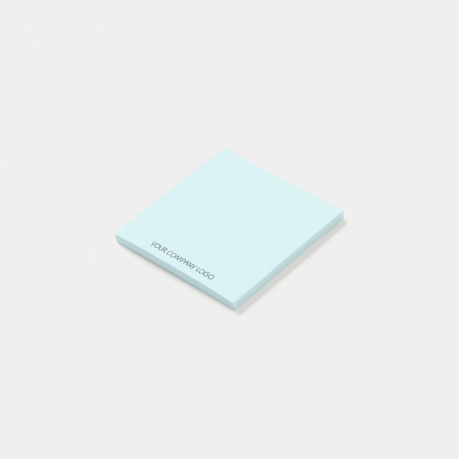 Post-it® Logo de votre entreprise, notes postales personnal (Incliné)