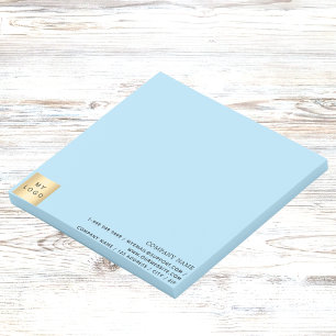 Post-it® Logo d'entreprise bleu clair
