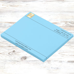Post-it® Logo d'entreprise bleu clair