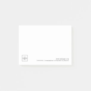 Post-it® Logo d'entreprise personnalisé avec texte personna