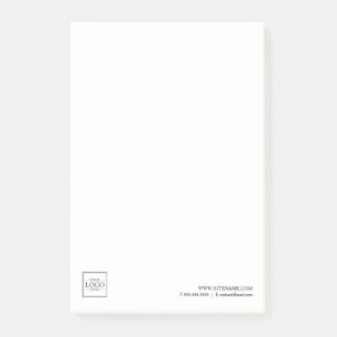 Post-it® Logo d'entreprise personnalisé avec texte personna