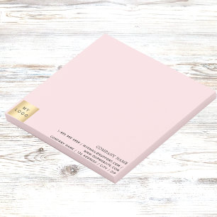 Post-it® Logo d'entreprise rose