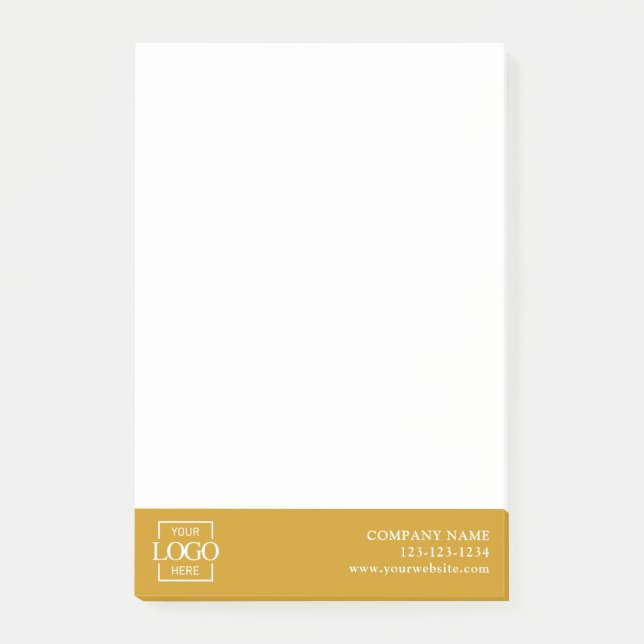 Post-it® Logo d'entreprise simple moderne professionnel  (Devant)