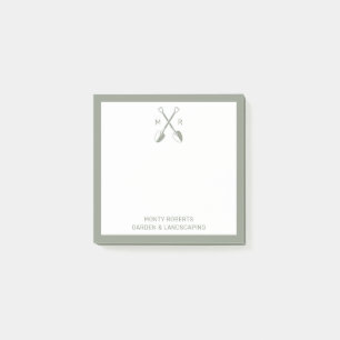 Post-it® Logo des pique-niques croisées vertes Notes de pos