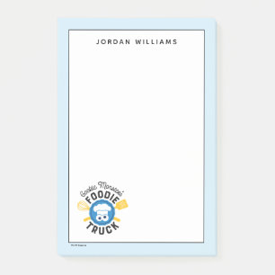 Post-it® Logo du camion gourmand de Cookie Monster