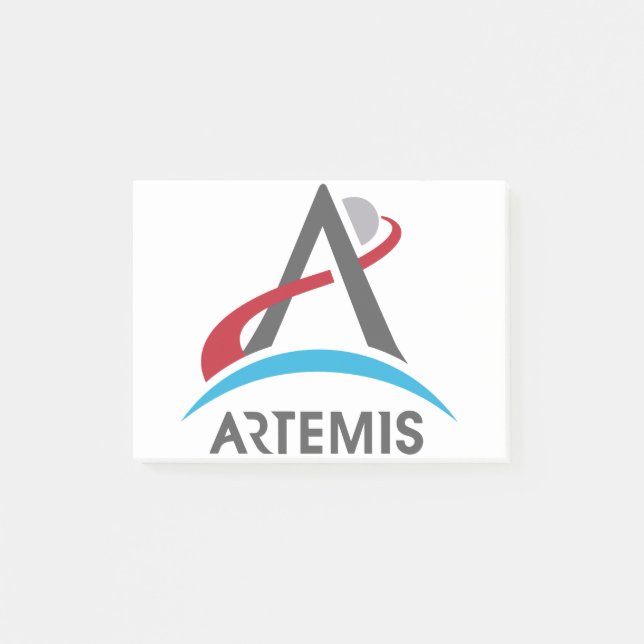 Post-it® Logo du programme NASA Artemis Mars 2024 astronaut (Devant)