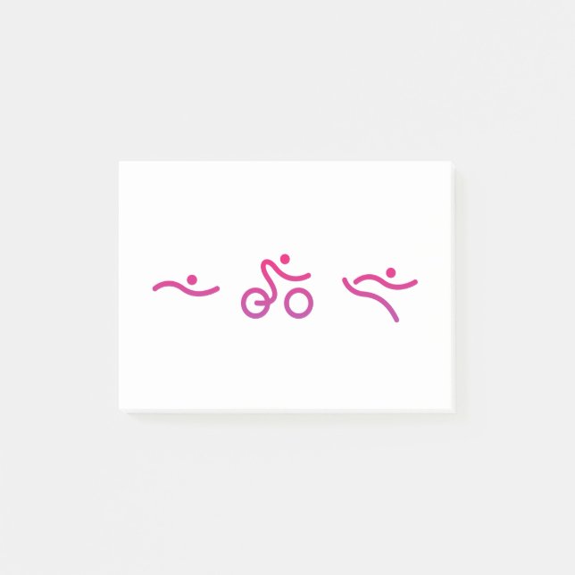 Post-it® Logo du triathlon (Devant)