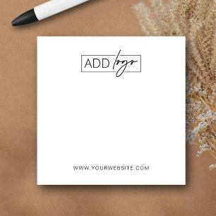 Post-it® Logo Minimaliste Détails Simples d'Entreprise Marq