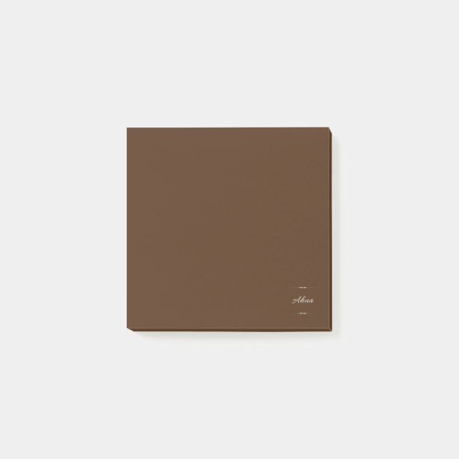 Post-it® Logo original d'Ahua Brown  (Devant)