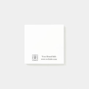 Post-it® Logo personnalisé Notes d'entreprise minimaliste