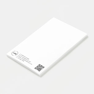 Post-it® Logo professionnel moderne d'entreprise Code QR