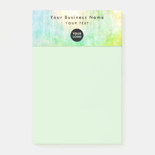 Post-it® Logo professionnel vert clair pour entreprise 4x6