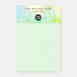 Post-it® Logo professionnel vert clair pour entreprise 4x6