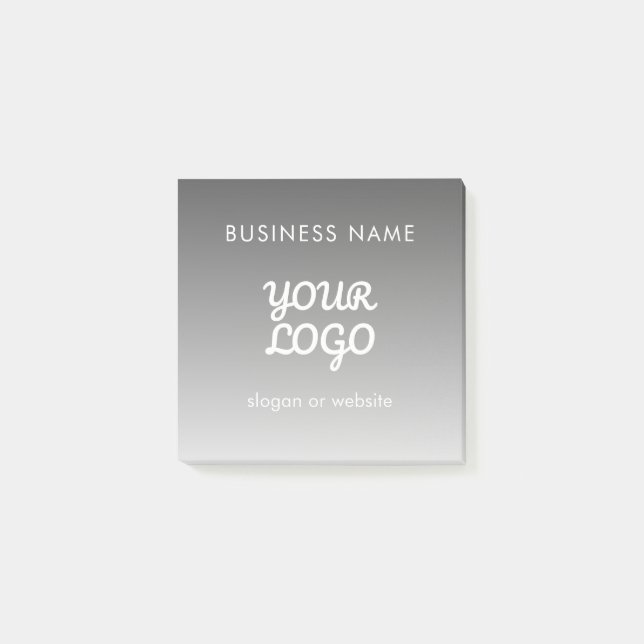 Post-it® Logo promotionnel moderne & Texte | Couleur modifi (Devant)