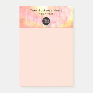 Post-it® Logo rose neutre professionnel 4x6