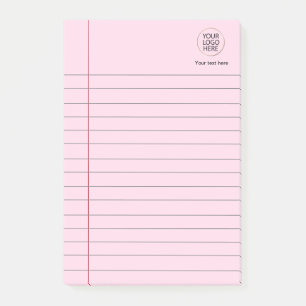 Post-it® Logo Texte Business Linked School Carnet Papier