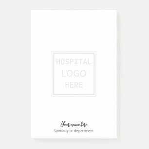 Post-it® Logo Watermark Simple Modern Hospital Clinic