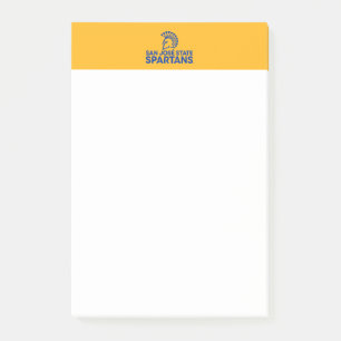 Post-it® Logo Wordmark de Spartans d'état de San Jose
