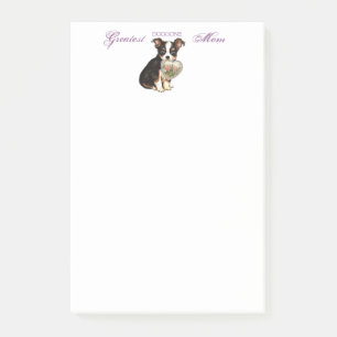 Post-it® Longue maman de coeur de chiwawa de manteau