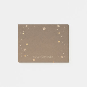 Post-it® L'or Brown rustique de papier d'emballage tient le