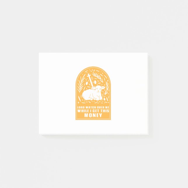 Post-it® Lord Surveillez-Moi Pendant Que J'Obtiens Cet Arge (Devant)