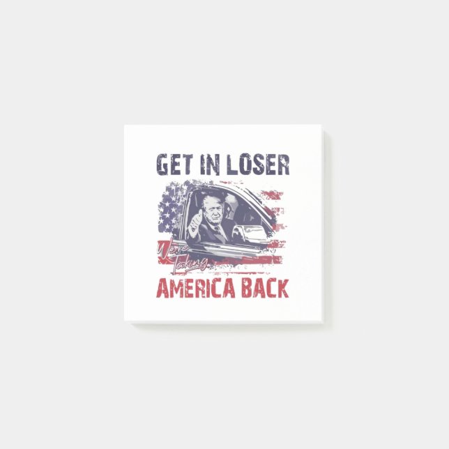 Post-it® Loser nous reprenons l'Amérique Trump (Devant)