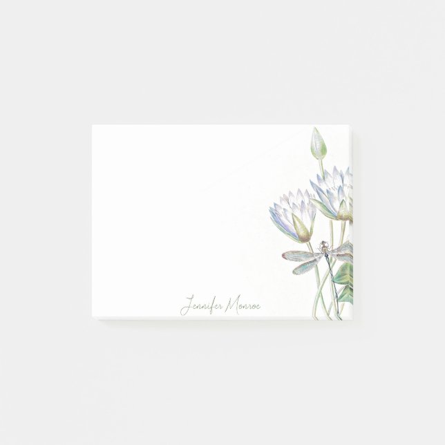 Post-it® Lotus et libellule personnalisés (Devant)
