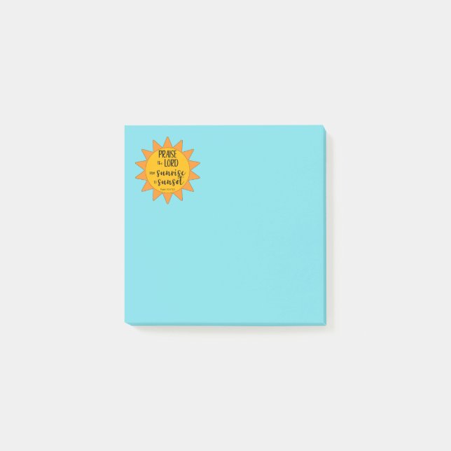 Post-it® Louange au Seigneur soleil (Devant)