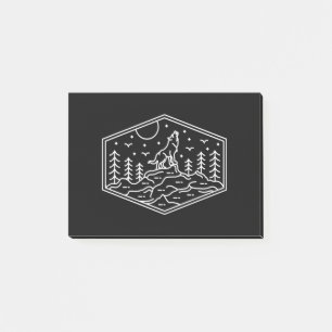 Post-it® Loup de Pleine lune 3