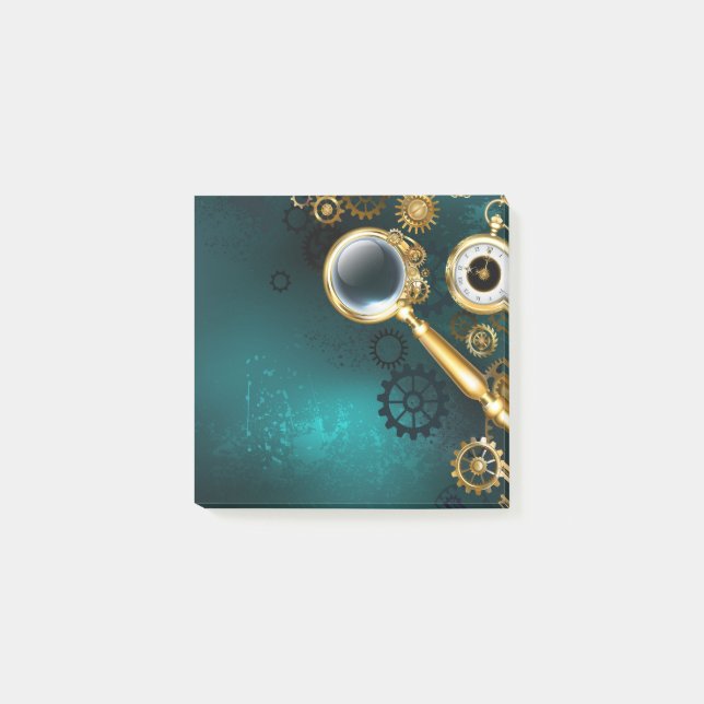 Post-it® Loupe en style Steampunk (Devant)