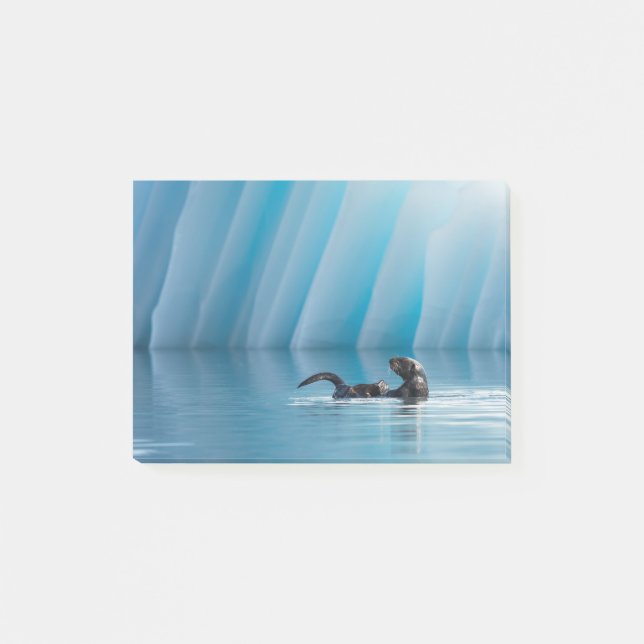 Post-it® Loutre de mer espiègle (Devant)